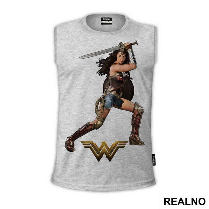 Diana And Logo - Wonder Woman - Majica