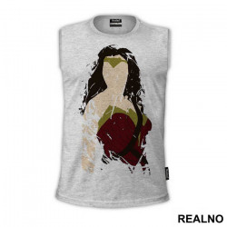 Scratched Portrait - Wonder Woman - Majica