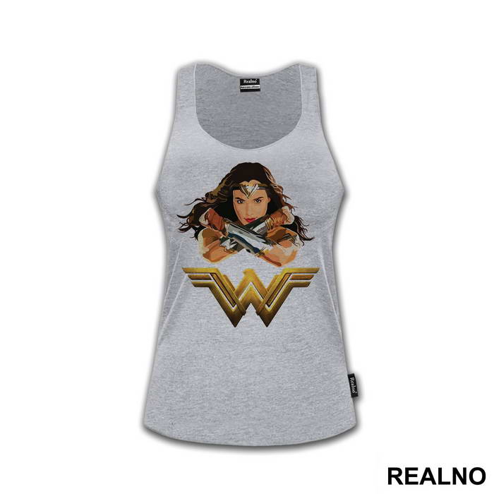 Drawing And Logo - Wonder Woman - Majica