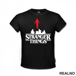 Logo And Levitating Max - Stranger Things - Majica