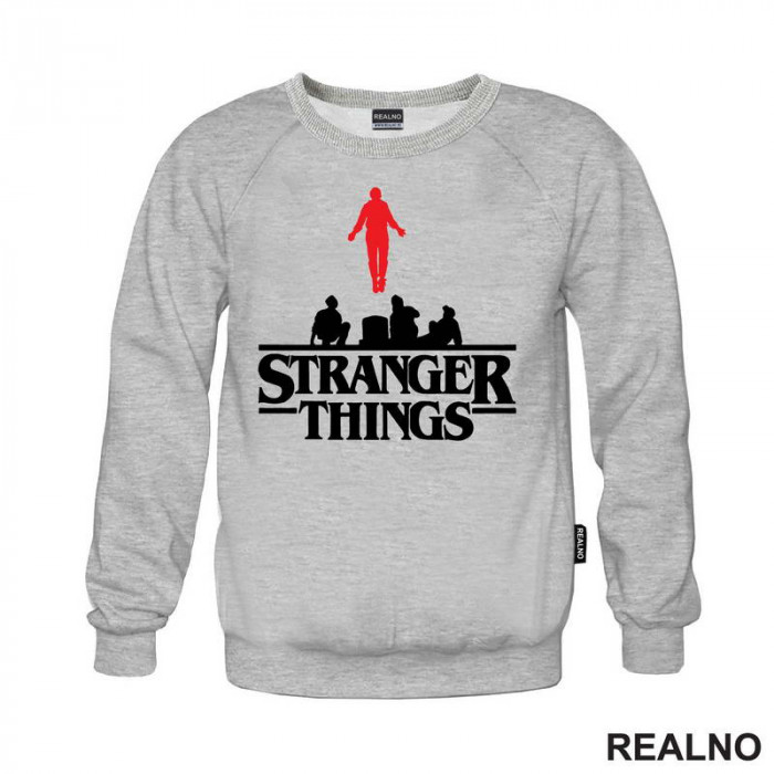 Logo And Levitating Max - Stranger Things - Duks