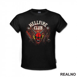 Hellfire Club - Brown - Stranger Things - Majica