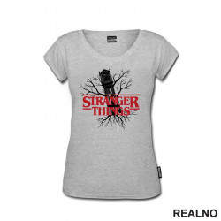 Logo And Clock - Stranger Things - Majica