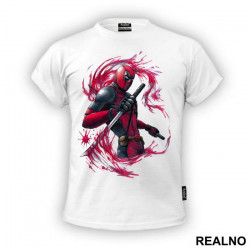 Never underestimate the stupidity of idiots - Deadpool - Majica