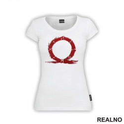 Omega Symbol - Brush Strokes - God Of War - Majica