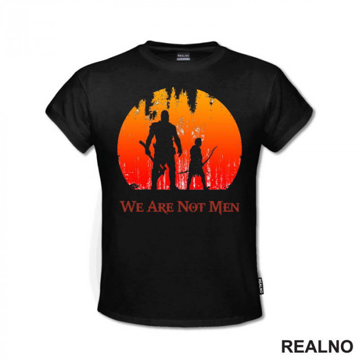 We Are Not Men - Orange - God Of War - Majica