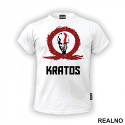 Kratos - Face And Omega - God Of War - Majica Kratos - Face And Omega - God Of War - Majica