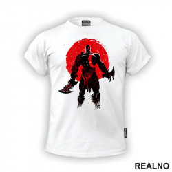 Red Moon - Kratos - God Of War - Majica