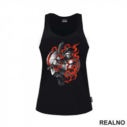 Red Smoke - Kratos - God Of War - Majica