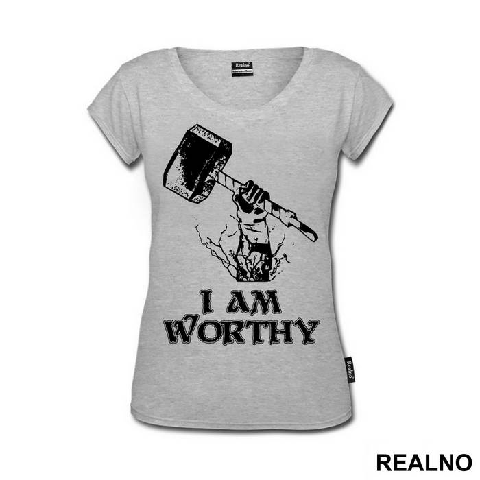 I am worthy - Mjölnir - Thor - Majica