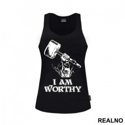 I am worthy - Mjölnir - Thor - Majica I am worthy - Mjölnir - Thor - Majica