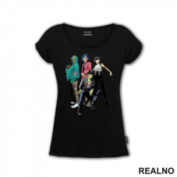 OUTLET - Crna ženska majica veličine M - Muzika OUTLET - Crna ženska majica veličine M - Muzika