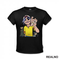 Gorillaz - Up Close - Muzika - Majica