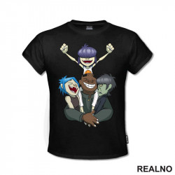 Gorillaz - Members - Muzika - Majica