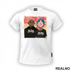 Gorillaz - Be The Change - Muzika - Majica