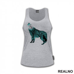 Forest Wolf Silhuette - Vuk - Životinje - Majica