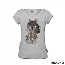 Wolf - Watercolor Painting - Vuk - Životinje - Majica