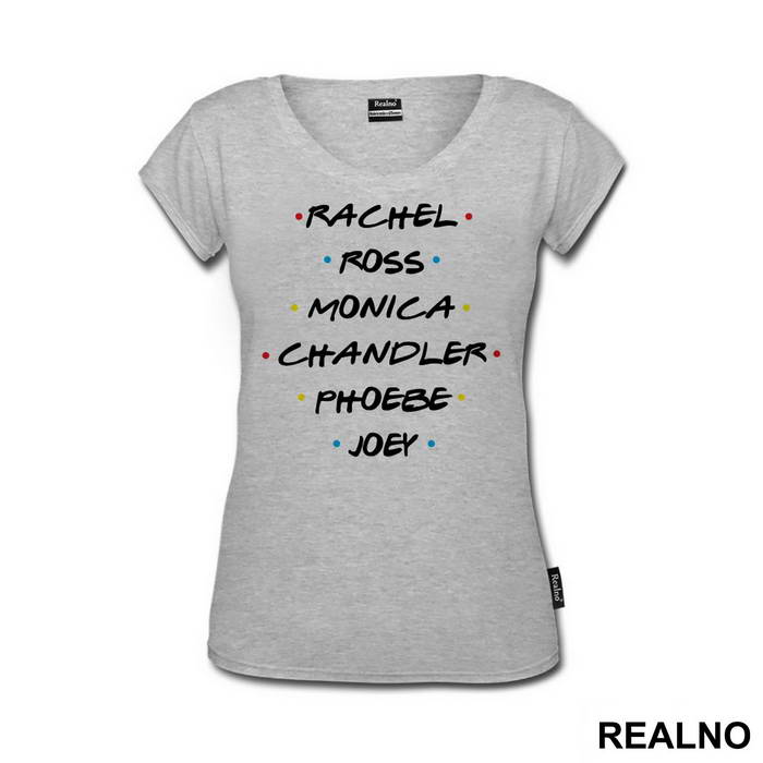 Rachel, Ross, Monica, Chandler, Phoebe, Joey - Friends - Prijatelji - Majica