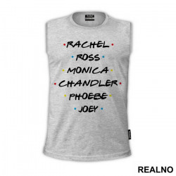 Rachel, Ross, Monica, Chandler, Phoebe, Joey - Friends - Prijatelji - Majica