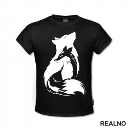 Wolf And She Wolf Illustration - Vuk - Životinje - Majica