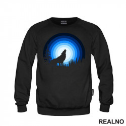 Wolf Howling At The Full Moon Under The Stars - Vuk - Životinje - Duks