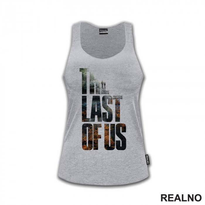 Ellie And Joel - Logo - Walking At Ruined City - The Last Of Us - Majica