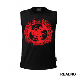 Red Circle - God Of War - Majica