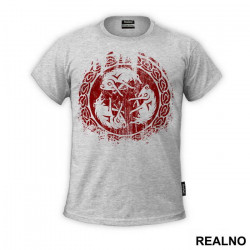 Red Circle - God Of War - Majica