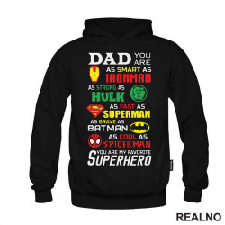 Dad - Superhero - Mama i Tata - Ljubav - Duks