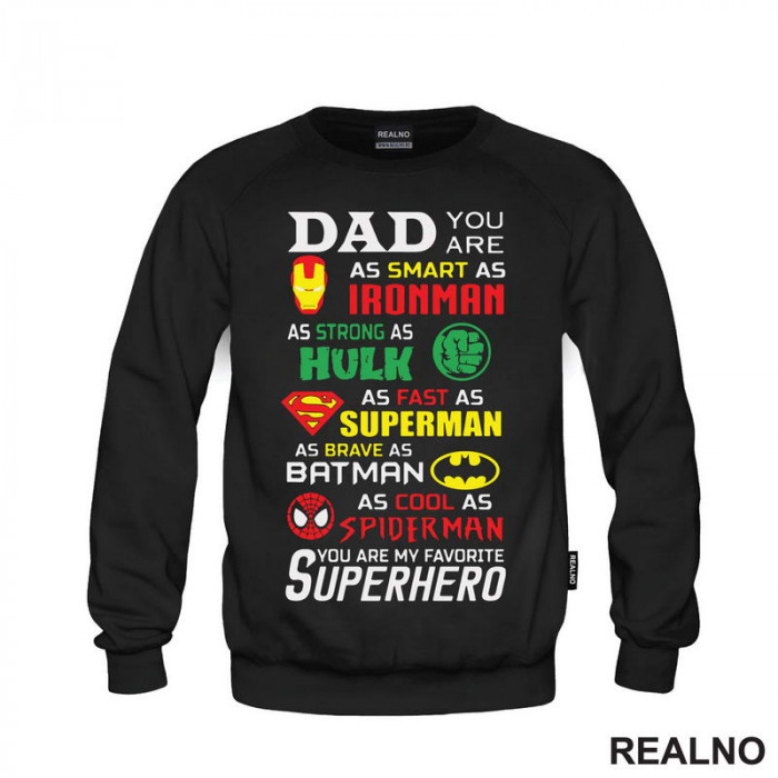 Dad - Superhero - Mama i Tata - Ljubav - Duks