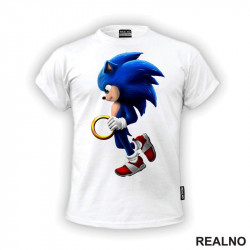 With Golden Ring - Sonic - Majica