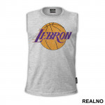 LeBron And LA Lakers Logo - NBA - Košarka - Majica