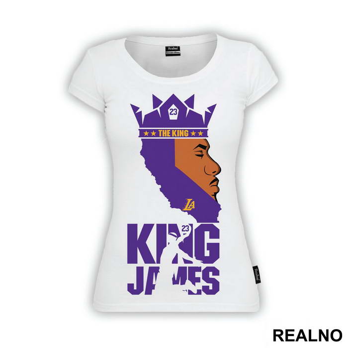 King James - Purple - NBA - Košarka - Majica