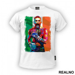 Drawing - Colors - Conor McGregor - MMA - Majica