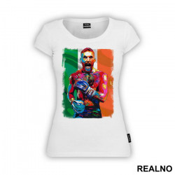 Drawing - Colors - Conor McGregor - MMA - Majica