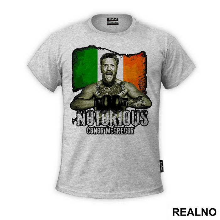 Picture And The Ireland Flag - Conor McGregor - MMA - Majica