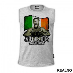 Picture And The Ireland Flag - Conor McGregor - MMA - Majica