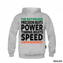 Precision Beats Power, Timing Beats Speed - Conor McGregor - MMA - Duks Precision Beats Power, Timing Beats Speed - Conor McGregor - MMA - Duks