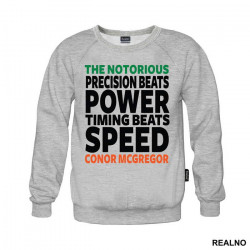 Precision Beats Power, Timing Beats Speed - Conor McGregor - MMA - Duks Precision Beats Power, Timing Beats Speed - Conor McGregor - MMA - Duks