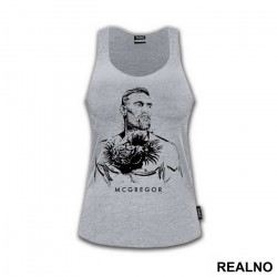 Black Portrait - Conor McGregor - MMA - Majica