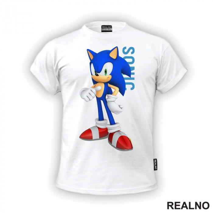 Logo In The Background - Sonic - Majica