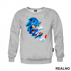 OUTLET - Sivi duks bez kapuljače muški model veličine L - Sonic