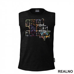 OUTLET - Crna bez rukava muška majica veličine M - GTA