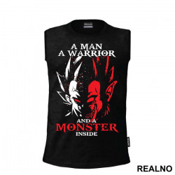 OUTLET - Crna bez rukava muška majica veličine XS - Goku OUTLET - Crna bez rukava muška majica veličine XS - Goku