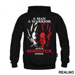 A Man, A Warrior And A Monster Inside - Goku - Dragon Ball - Duks