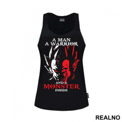 A Man, A Warrior And A Monster Inside - Goku - Dragon Ball - Majica