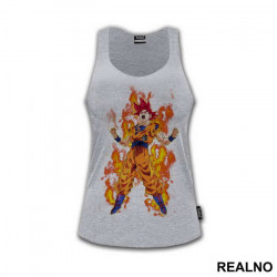 Super Saiyajin God - Goku - Dragon Ball - Majica