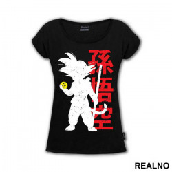 Kid And One Dragon Ball - Goku - Dragon Ball - Majica