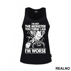 I'm Not The Monster You Think I Am. I'm Worse - Vegeta - Goku - Dragon Ball - Majica