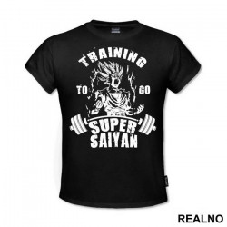 Training To Go Super Saiyan - Goku - Dragon Ball - Majica Training To Go Super Saiyan - Goku - Dragon Ball - Majica